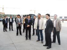 2012年4月 济南市人大主任徐长玉等领导莅临集团济阳园区视察工作