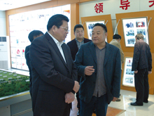 2013年3月 济南市委常委、副市长苏树伟莅临集团调研物流园区规划与建设